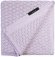 Плед плетений Butterfly 90x90 см Dusky Lilac lullalove-0123