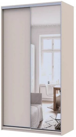 Шафа-купе Doros Сіті Лайт Кашемір 1 ДСП / 1 дзеркало 120х60х225 (80736335) Шафа-купе Doros Сіті Лайт Кашемір 1 ДСП / 1 дзеркало 120х60х225 (80736335)