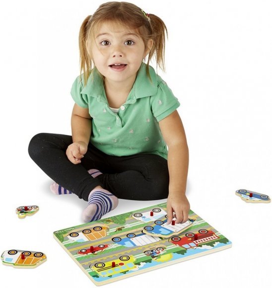 Пазлы Угадай машинку NEW Melissa & Doug MD19051