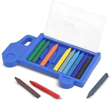 Melissa & Doug Мелки полимерные Машина 12 цветов MD4159