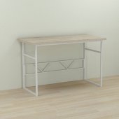 Письмовий стіл Ferrum-decor Райан 76x100x60 білий ДСП Дуб Сонома 32мм (FRD-101127)