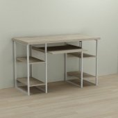 Письмовий стіл Ferrum-decor Тім 76x120x70 білий ДСП Дуб Сонома 32мм (FRD-101377)