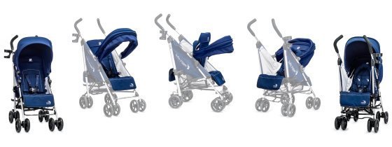 Baby Jogger Коляска-трость реверсивная Vue Brown