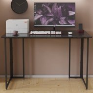 Комп'ютерний стіл Ferrum-decor Ханна 76x140x70 чорний ДСП Сосна Кембра 32мм (FRD-103530) Комп'ютерний стіл Ferrum-decor Ханна 76x140x70 чорний ДСП Сосна Кембра 32мм (FRD-103530)