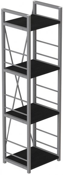 Етажерка 4/34 Ferrum-decor Серії Конект 120x34x28 сірий ДСП Сосна Кембра 16мм (FRD-104288) Етажерка 4/34 Ferrum-decor Серії Конект 120x34x28 сірий ДСП Сосна Кембра 16мм (FRD-104288)