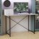 Стіл письмовий Line Лайт Ferrum-decor 750x1200x500 Чорний метал ДСП Бетон 16 мм (FRD-104856)