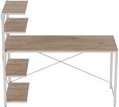 Комп'ютерний стіл Ferrum-decor Джек 75x140x70 Білий ДСП Дуб Сан-Марино (FRD-105416)