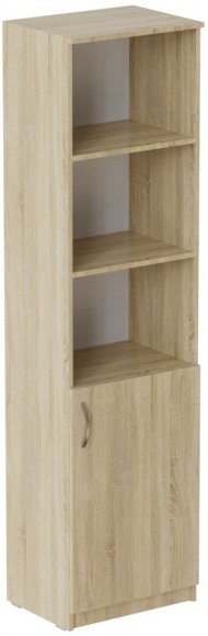 Пенал Анжело Ferrum-decor на 4 полиці з 1 дверима 1900x500x380 ДСП Дуб Сонома 16 мм (FRD-104951) Пенал Анжело Ferrum-decor на 4 полиці з 1 дверима 1900x500x380 ДСП Дуб Сонома 16 мм (FRD-104951)