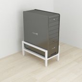 Підставка для системного блоку Ferrum-decor Нікі 21x24x45 Білий ДСП Біле 16мм (FRD-105292)