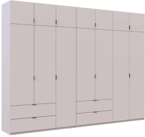 Шафа для одягу Doros Лукас Кашемір 3+4 ДСП 315х50х240 DRS-011719 (42005136) Шафа для одягу Doros Лукас Кашемір 3+4 ДСП 315х50х240 DRS-011719 (42005136)
