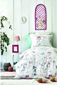 Постільна білизна Poliment pudra 2020-2 пудра ранфорс підліткова svt-2000022245821