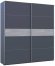 Шафа-купе двохдверна Doros G-Caiser 220х60х240 см Графіт/Бетон (DRS-011231) Шафа-купе двохдверна Doros G-Caiser 220х60х240 см Графіт/Бетон (DRS-011231)