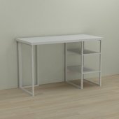 Письмовий стіл Ferrum-decor Кевін 76x120x60 білий ДСП Біле 32мм (FRD-101254)