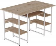 Комп'ютерний стіл Ferrum-decor Тім 75x120x70 білий ДСП Дуб Сан-Марино 32мм (FRD-101379)