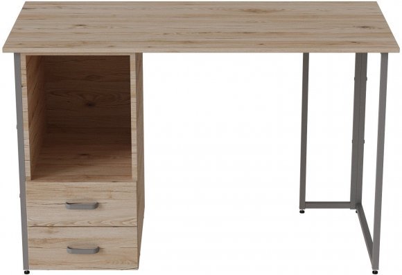 Комп'ютерний стіл Ferrum-decor Отто 75x140x60 сірий ДСП Дуб Сан-Марино 16мм (FRD-101504)