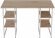 Комп'ютерний стіл Ferrum-decor Карен 75x120x70 білий ДСП Дуб Сан-Марино 32мм (FRD-102284) Комп'ютерний стіл Ferrum-decor Карен 75x120x70 білий ДСП Дуб Сан-Марино 32мм (FRD-102284)