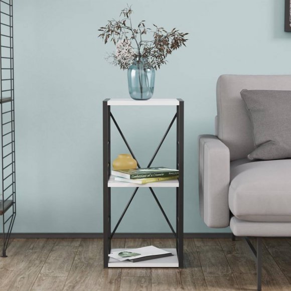 Етажерка 3/34 Ferrum-decor Серії Конект 73x34x28 чорний ДСП Біле 16мм (FRD-104289) Етажерка 3/34 Ferrum-decor Серії Конект 73x34x28 чорний ДСП Біле 16мм (FRD-104289)