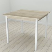 Стіл кухонний Ferrum-decor Дієго 75x70x70 Білий ДСП Сонома 16мм (FRD-106294)