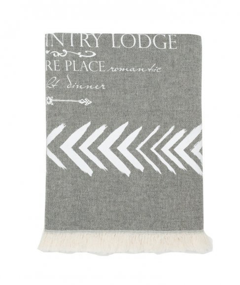 Плед-накидка 130х170 см см Mountain Magic Throw чорно-білий