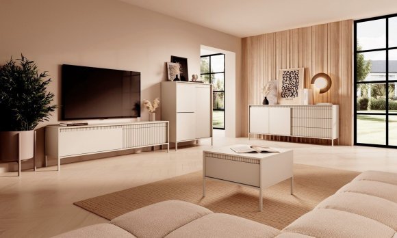 Комод високий Perfect Home Сенсо / Senso 3-дверний 3D Беж (PFH-091106) Комод високий Perfect Home Сенсо / Senso 3-дверний 3D Беж (PFH-091106)