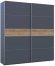 Шафа-купе двохдверна Doros G-Caiser 220х60х240 см Графіт/Дуб евок (DRS-011232) Шафа-купе двохдверна Doros G-Caiser 220х60х240 см Графіт/Дуб евок (DRS-011232)