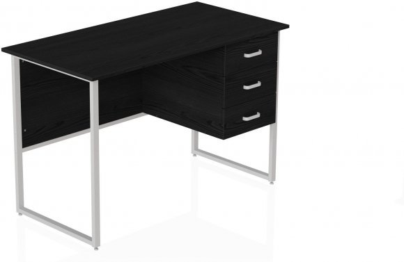Комп'ютерний стіл Ferrum-decor Гаррі 75x120x70 білий ДСП Сосна Кембра 16мм (FRD-101005)