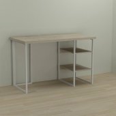 Письмовий стіл Ferrum-decor Кевін 76x120x60 білий ДСП Дуб Сонома 32мм (FRD-101255)