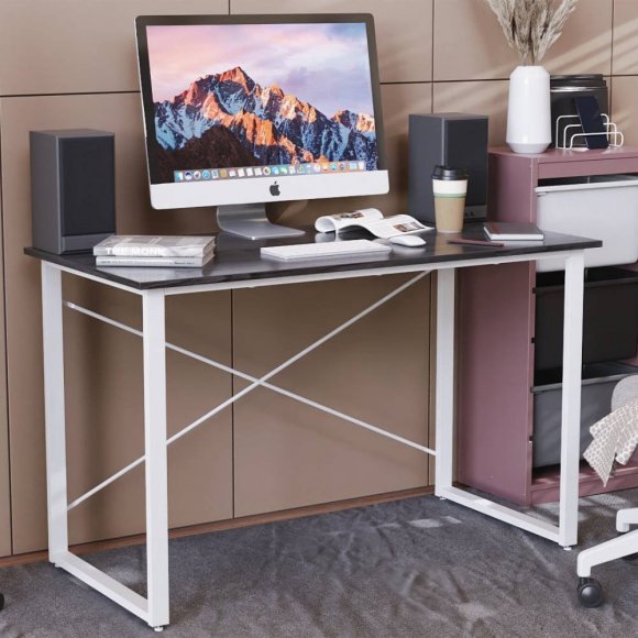 Комп'ютерний стіл Ferrum-decor Дейв 75x140x60 білий ДСП Сосна Кембра 16мм (FRD-102160)