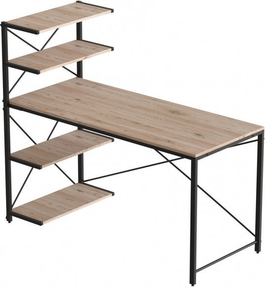 Комп'ютерний стіл Ferrum-decor Джек 75x140x70 Чорний ДСП Дуб Сан-Марино (FRD-105418) Комп'ютерний стіл Ferrum-decor Джек 75x140x70 Чорний ДСП Дуб Сан-Марино (FRD-105418)