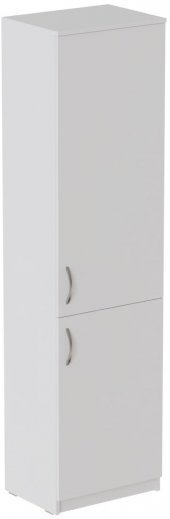 Пенал Анжело Ferrum-decor на 5 полиць із 2 дверима 1900x500x380 ДСП Біле 16 мм (FRD-104954)