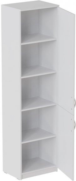 Пенал Анжело Ferrum-decor на 5 полиць із 2 дверима 1900x500x380 ДСП Біле 16 мм (FRD-104954)