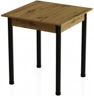 Стіл кухонний Ferrum-decor Агата 75x90x90 Чорний ДСП Дуб Артизан 16мм (FRD-105685) Стіл кухонний Ferrum-decor Агата 75x90x90 Чорний ДСП Дуб Артизан 16мм (FRD-105685)