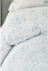 Набір постіль з покривалом Quatre delux tiffany бірюзовий євро 200х220 см