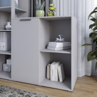 Тумба однодверна LION Краш 82x43x86 см Кашемір (LION-044110)