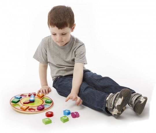 Часы-сортировщик NEW Melissa & Doug Shape Sorting Clock MD18593 Часы-сортировщик NEW Melissa & Doug Shape Sorting Clock MD18593