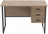 Комп'ютерний стіл Ferrum-decor Гаррі 75x120x60 чорний ДСП Дуб Сан-Марино 16мм (FRD-103534) Комп'ютерний стіл Ferrum-decor Гаррі 75x120x60 чорний ДСП Дуб Сан-Марино 16мм (FRD-103534)