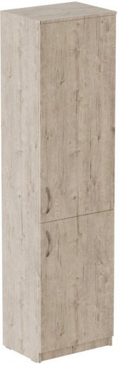 Пенал Анжело Ferrum-decor на 5 полиць із 2 дверима 1900x500x380 ДСП Дуб Сан-Марино 16 мм (FRD-104955)