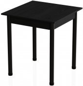 Стіл кухонний Ferrum-decor Агата 75x90x90 Чорний ДСП Сосна Кембра 16мм (FRD-105686)