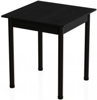 Стіл кухонний Ferrum-decor Агата 75x90x90 Чорний ДСП Сосна Кембра 16мм (FRD-105686)