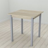 Стіл кухонний Ferrum-decor Дієго 75x70x70 Сірий ДСП Сонома 16мм (FRD-106297)