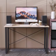 Стіл письмовий Дейв Ferrum-decor 750x1000x600 Чорний метал ДСП Дуб Сан-Марино 32 мм (FRD-106470)