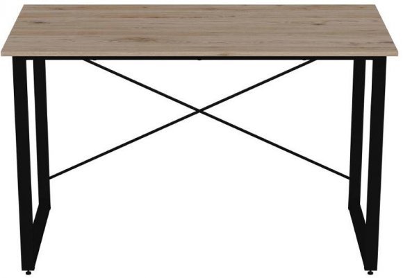 Стіл письмовий Дейв Ferrum-decor 750x1000x600 Чорний метал ДСП Дуб Сан-Марино 32 мм (FRD-106470)