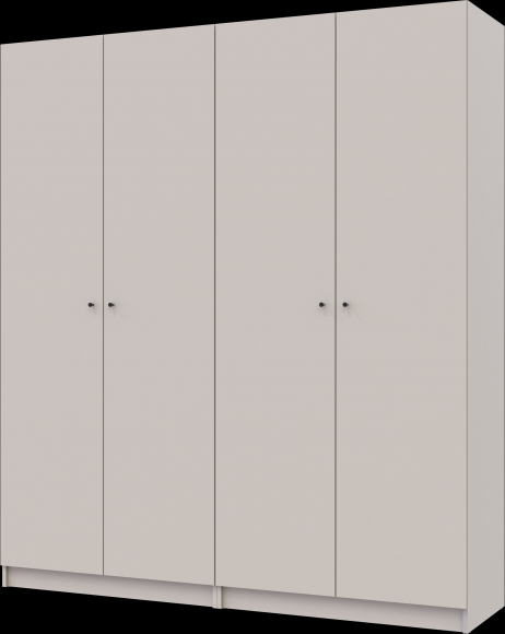 Комплект шаф для одягу з полицями Doros Промо (2 шт.) 180х48х204 см Кашемір (DRS-011466) Комплект шаф для одягу з полицями Doros Промо (2 шт.) 180х48х204 см Кашемір (DRS-011466)