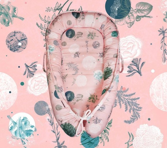 Кокон для немовлят Rose Garden lullalove-8795