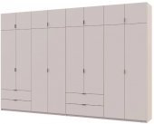 Шафа для одягу Doros Лукас Кашемір 4+4 ДСП 360х50х240 DRS-011722 (42005144)