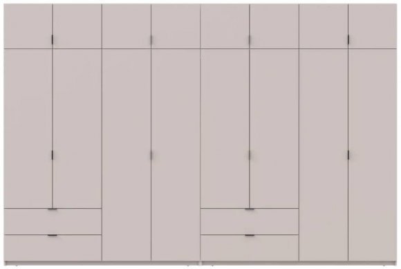 Шафа для одягу Doros Лукас Кашемір 4+4 ДСП 360х50х240 DRS-011722 (42005144) Шафа для одягу Doros Лукас Кашемір 4+4 ДСП 360х50х240 DRS-011722 (42005144)