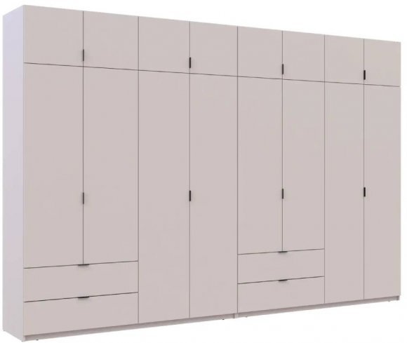 Шафа для одягу Doros Лукас Кашемір 4+4 ДСП 360х50х240 DRS-011722 (42005144) Шафа для одягу Doros Лукас Кашемір 4+4 ДСП 360х50х240 DRS-011722 (42005144)