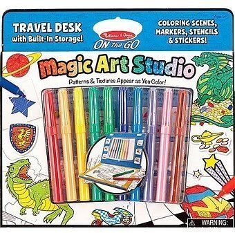Волшебный набор Раскраска, наклейка, трафарет для мальчиков Melissa & Doug MD5240