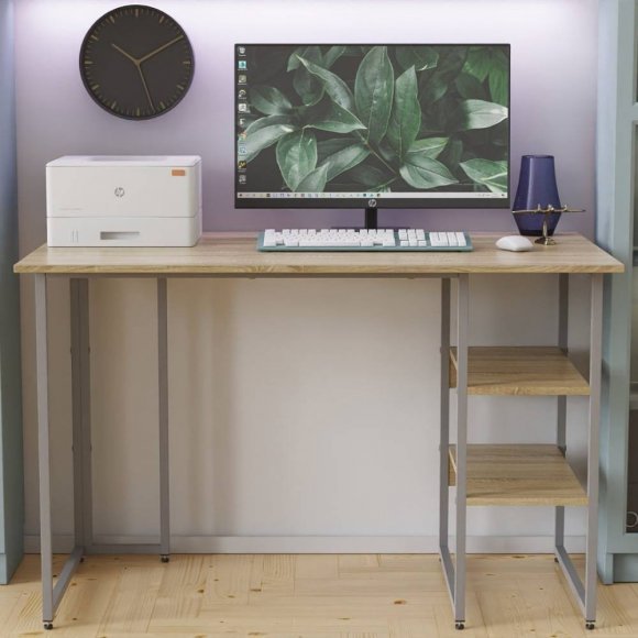 Письмовий стіл Ferrum-decor Кевін 75x140x70 сірий ДСП Дуб Сонома 16мм (FRD-101758) Письмовий стіл Ferrum-decor Кевін 75x140x70 сірий ДСП Дуб Сонома 16мм (FRD-101758)