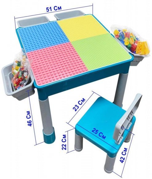Дитячий стіл для конструкторів (GT-16)